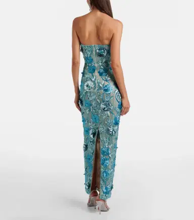 Rachel Gilbert Pierre embellished bustier gown | Thumbnail 4 Rachel Gilbert Pierre embellished bustier gown | Thumbnail 4