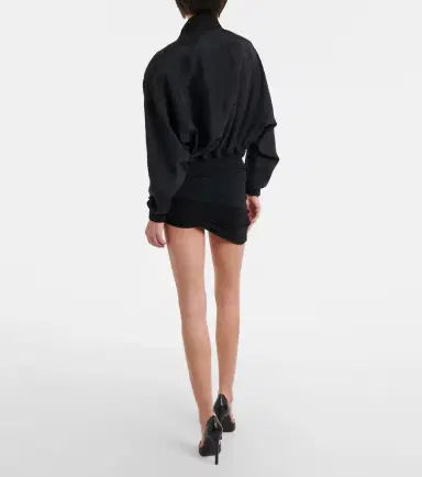 Gucci Draped crêpe jersey shorts | Thumbnail 2 Gucci Draped crêpe jersey shorts | Thumbnail 2