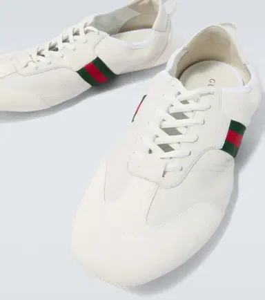 Gucci Flex leather and suede sneakers | Thumbnail 3 Gucci Flex leather and suede sneakers | Thumbnail 3