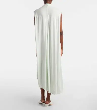 Bottega Veneta Nodo Quadro crêpe jersey midi dress | Thumbnail 6 Bottega Veneta Nodo Quadro crêpe jersey midi dress | Thumbnail 6