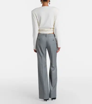 Magda Butrym Wool straight pants | Thumbnail 4 Magda Butrym Wool straight pants | Thumbnail 4