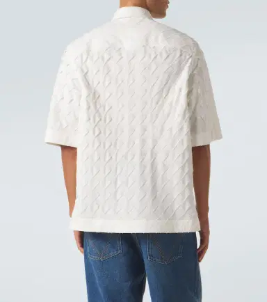 Bottega Veneta Intrecciato cotton poplin shirt | Thumbnail 2 Bottega Veneta Intrecciato cotton poplin shirt | Thumbnail 2