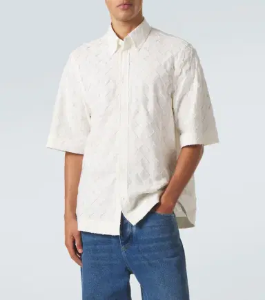 Bottega Veneta Intrecciato cotton poplin shirt | Thumbnail 5 Bottega Veneta Intrecciato cotton poplin shirt | Thumbnail 5