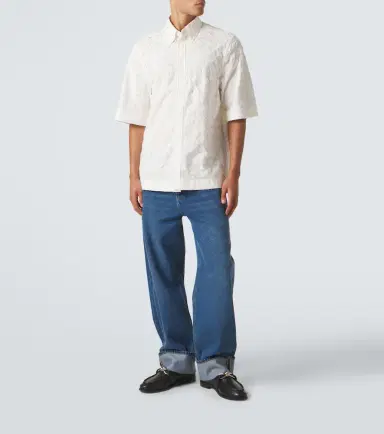 Bottega Veneta Intrecciato cotton poplin shirt | Thumbnail 7 Bottega Veneta Intrecciato cotton poplin shirt | Thumbnail 7