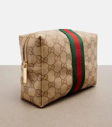 Gucci Essence Classic GG canvas makeup bag | Thumbnail 2 Gucci Essence Classic GG canvas makeup bag | Thumbnail 2