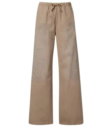 Acne Studios Cotton twill wide-leg pants | Thumbnail 1 Acne Studios Cotton twill wide-leg pants | Thumbnail 1