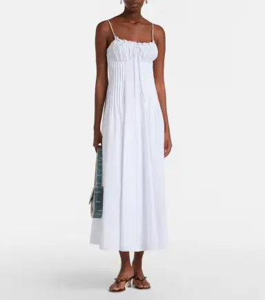 Staud Margi cotton poplin maxi dress | Thumbnail 4 Staud Margi cotton poplin maxi dress | Thumbnail 4