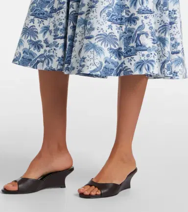 Staud Wells floral cotton poplin midi dress | Thumbnail 4 Staud Wells floral cotton poplin midi dress | Thumbnail 4