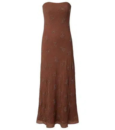 Staud Cassie beaded organza maxi dress | Thumbnail 1 Staud Cassie beaded organza maxi dress | Thumbnail 1