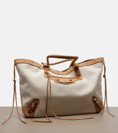 Balenciaga Le City Beach Medium canvas tote bag | Thumbnail 4 Balenciaga Le City Beach Medium canvas tote bag | Thumbnail 4