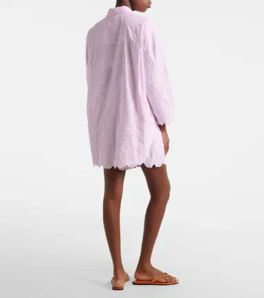 Juliet Dunn Embroidered cotton poplin shorts | Thumbnail 5 Juliet Dunn Embroidered cotton poplin shorts | Thumbnail 5