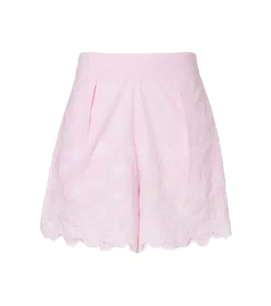 Juliet Dunn Embroidered cotton poplin shorts | Thumbnail 1 Juliet Dunn Embroidered cotton poplin shorts | Thumbnail 1
