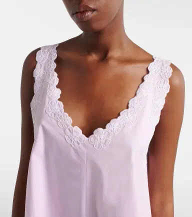Juliet Dunn Embroidered cotton poplin minidress | Thumbnail 3 Juliet Dunn Embroidered cotton poplin minidress | Thumbnail 3