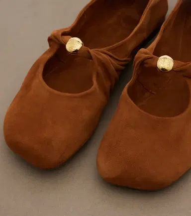 Loewe Pebble Soft suede Mary Jane flats | Thumbnail 4 Loewe Pebble Soft suede Mary Jane flats | Thumbnail 4