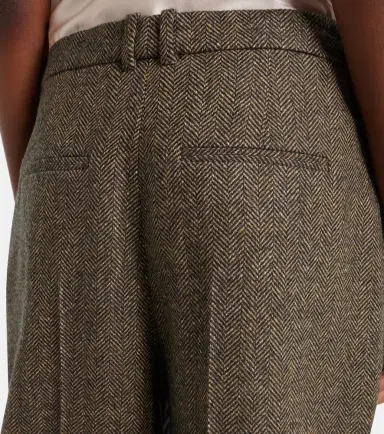 Saint Laurent Herringbone wool-blend Bermuda shorts | Thumbnail 6 Saint Laurent Herringbone wool-blend Bermuda shorts | Thumbnail 6