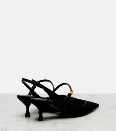 Dolce & Gabbana Suede slingback pumps | Thumbnail 4 Dolce & Gabbana Suede slingback pumps | Thumbnail 4