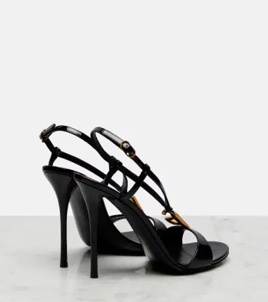Dolce & Gabbana DG patent leather slingback sandals | Thumbnail 3 Dolce & Gabbana DG patent leather slingback sandals | Thumbnail 3