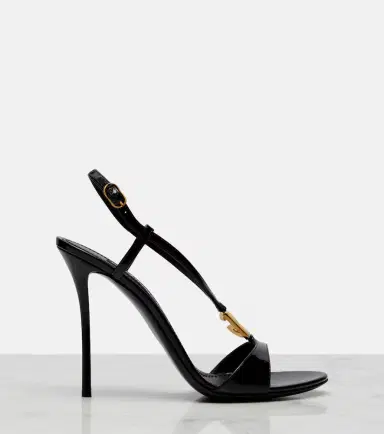 Dolce & Gabbana DG patent leather slingback sandals | Thumbnail 4 Dolce & Gabbana DG patent leather slingback sandals | Thumbnail 4
