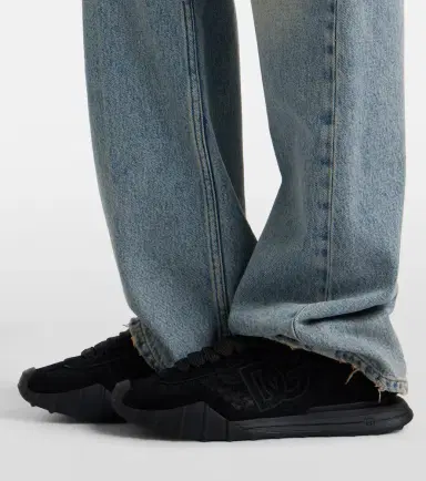 Dolce & Gabbana Runner leather-trimmed lace sneakers | Thumbnail 5 Dolce & Gabbana Runner leather-trimmed lace sneakers | Thumbnail 5