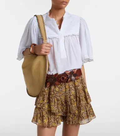 Marant Étoile Douna cotton-blend blouse | Thumbnail 2 Marant Étoile Douna cotton-blend blouse | Thumbnail 2
