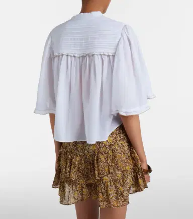 Marant Étoile Douna cotton-blend blouse | Thumbnail 5 Marant Étoile Douna cotton-blend blouse | Thumbnail 5