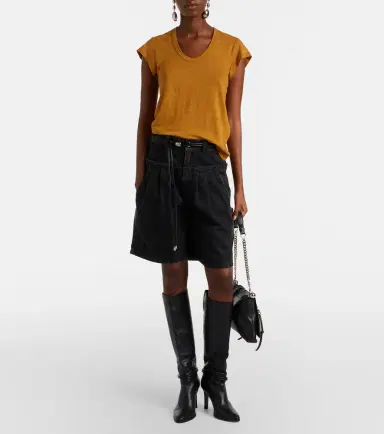Marant Etoile Iselle denim Bermuda shorts | Thumbnail 2 Marant Etoile Iselle denim Bermuda shorts | Thumbnail 2