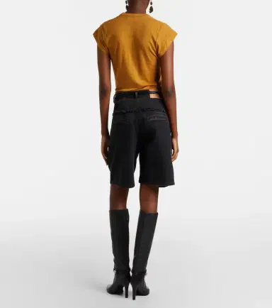 Marant Etoile Iselle denim Bermuda shorts | Thumbnail 3 Marant Etoile Iselle denim Bermuda shorts | Thumbnail 3