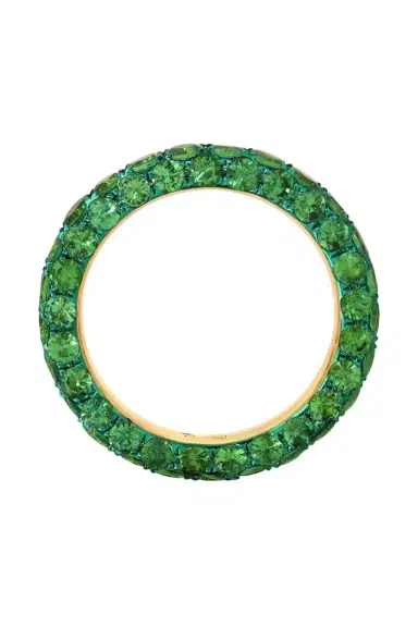 GRAZIELA Tsavorite Green 3 Sided Ring | Thumbnail 3 GRAZIELA Tsavorite Green 3 Sided Ring | Thumbnail 3