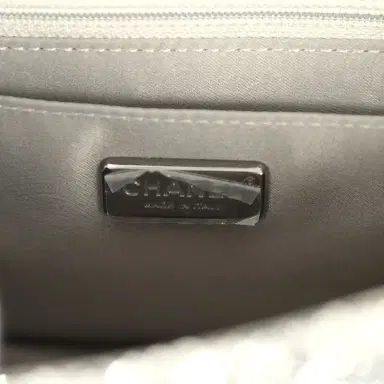 Chanel Chanel Mini Classic Square Flap Bag Metallic Silver Sequins Ruthenium Hardware | Thumbnail 9 Chanel Chanel Mini Classic Square Flap Bag Metallic Silver Sequins Ruthenium Hardware | Thumbnail 9