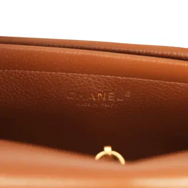 Chanel Chanel Small "Urban Essential" East West Shopping Tote Brown Caviar Gold Hardware | Thumbnail 9 Chanel Chanel Small "Urban Essential" East West Shopping Tote Brown Caviar Gold Hardware | Thumbnail 9