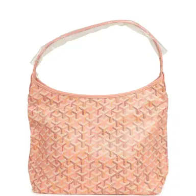 goyard Goyard Goyardine Powder Pink Boheme Hobo Bag Palladium Hardware | Thumbnail 4 goyard Goyard Goyardine Powder Pink Boheme Hobo Bag Palladium Hardware | Thumbnail 4