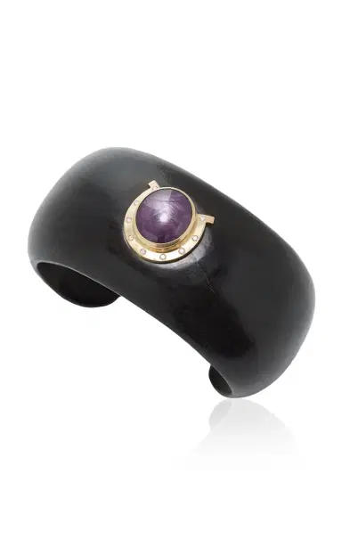 Annette Ferdinandsen Paloma Lone Star Ruby Diamond And Ebony Cuff | Thumbnail 3 Annette Ferdinandsen Paloma Lone Star Ruby Diamond And Ebony Cuff | Thumbnail 3