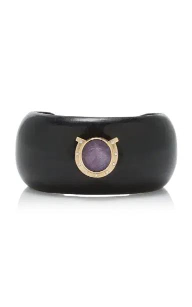 Annette Ferdinandsen Paloma Lone Star Ruby Diamond And Ebony Cuff | Thumbnail 1 Annette Ferdinandsen Paloma Lone Star Ruby Diamond And Ebony Cuff | Thumbnail 1