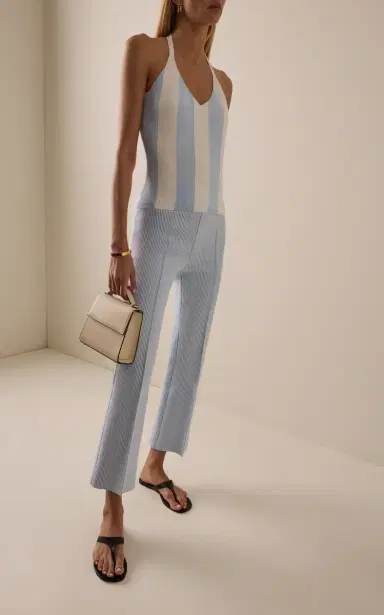 HIGH SPORT Exclusive Maira Striped Halter Top | Thumbnail 3 HIGH SPORT Exclusive Maira Striped Halter Top | Thumbnail 3