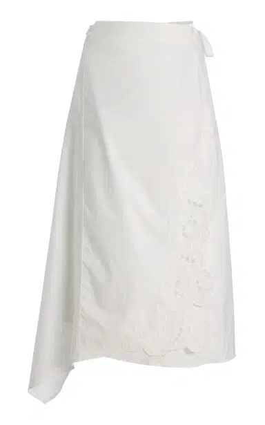 SIR. Klara Lace-Trimmed Satin Midi Skirt | Thumbnail 6 SIR. Klara Lace-Trimmed Satin Midi Skirt | Thumbnail 6