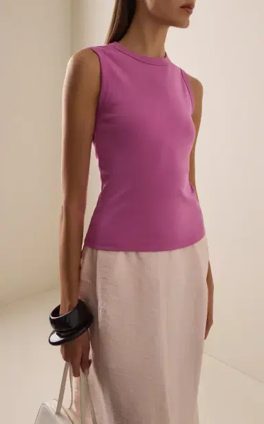 Flore Flore Esme Cotton Tank Top | Thumbnail 4 Flore Flore Esme Cotton Tank Top | Thumbnail 4