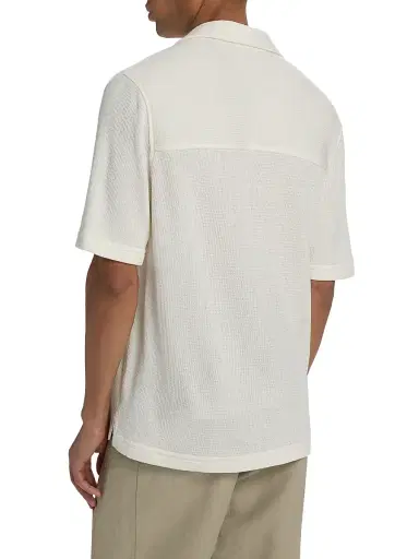Simkhai Men's Troy Rib-Knit Shirt | Thumbnail 5 Simkhai Men's Troy Rib-Knit Shirt | Thumbnail 5