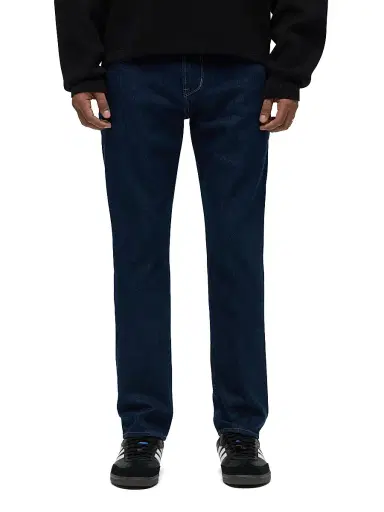 Hudson Jeans Men's Blake Contrast Topstitched Slim-Straight Jeans | Thumbnail 4 Hudson Jeans Men's Blake Contrast Topstitched Slim-Straight Jeans | Thumbnail 4