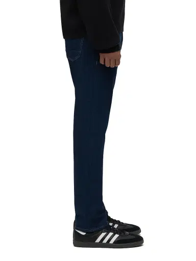 Hudson Jeans Men's Blake Contrast Topstitched Slim-Straight Jeans | Thumbnail 5 Hudson Jeans Men's Blake Contrast Topstitched Slim-Straight Jeans | Thumbnail 5