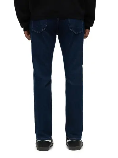 Hudson Jeans Men's Blake Contrast Topstitched Slim-Straight Jeans | Thumbnail 6 Hudson Jeans Men's Blake Contrast Topstitched Slim-Straight Jeans | Thumbnail 6