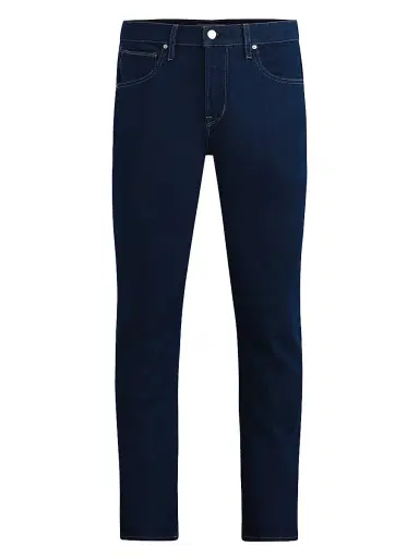 Hudson Jeans Men's Blake Contrast Topstitched Slim-Straight Jeans | Thumbnail 1 Hudson Jeans Men's Blake Contrast Topstitched Slim-Straight Jeans | Thumbnail 1