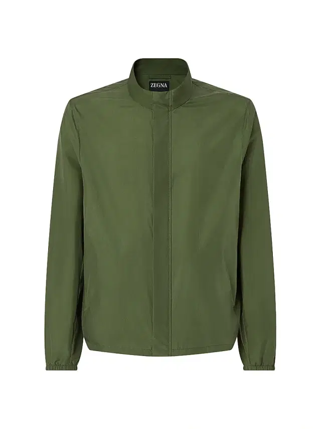 Men's Silk Blouson Jacket - Pine Green Men's Silk Blouson Jacket - Pine Green