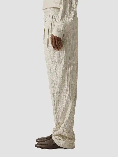Zegna Men's Silk Pants | Thumbnail 4 Zegna Men's Silk Pants | Thumbnail 4