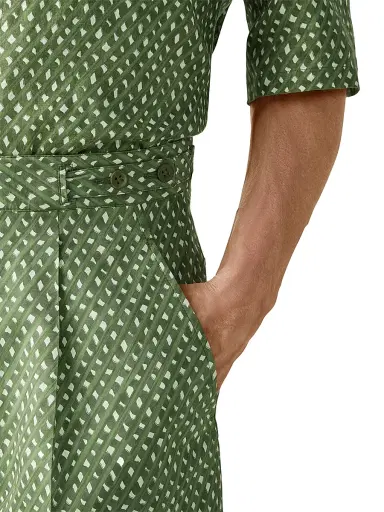 Zegna Men's Silk Shorts | Thumbnail 5 Zegna Men's Silk Shorts | Thumbnail 5