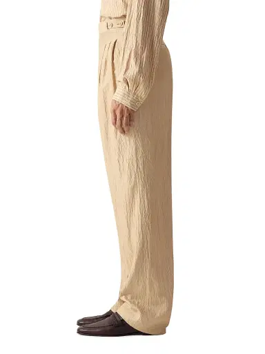 Zegna Men's Silk Pants - Beige Brown - Size 40 | Thumbnail 3 Zegna Men's Silk Pants - Beige Brown - Size 40 | Thumbnail 3