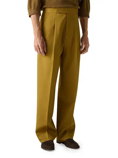 Zegna Men's Silk and Wool Pants | Thumbnail 2 Zegna Men's Silk and Wool Pants | Thumbnail 2