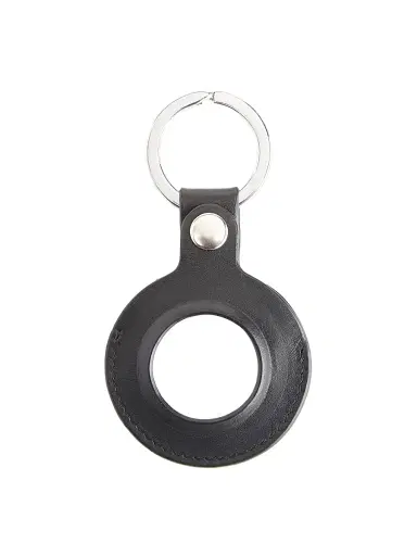 Royce New York Leather Air Tag Sleeve - Black | Thumbnail 1 Royce New York Leather Air Tag Sleeve - Black | Thumbnail 1