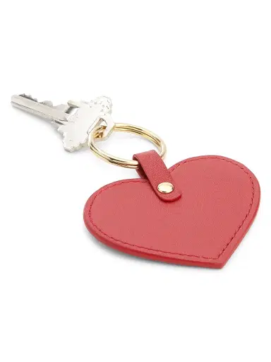 Royce New York Men's Heart-Shaped Leather Key Chain | Thumbnail 2 Royce New York Men's Heart-Shaped Leather Key Chain | Thumbnail 2