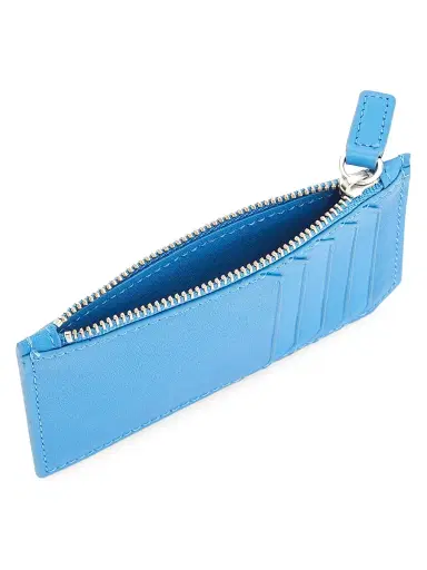 Royce New York Women's Zip Leather Card Wallet | Thumbnail 2 Royce New York Women's Zip Leather Card Wallet | Thumbnail 2