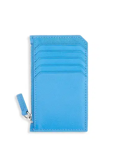 Royce New York Women's Zip Leather Card Wallet | Thumbnail 4 Royce New York Women's Zip Leather Card Wallet | Thumbnail 4